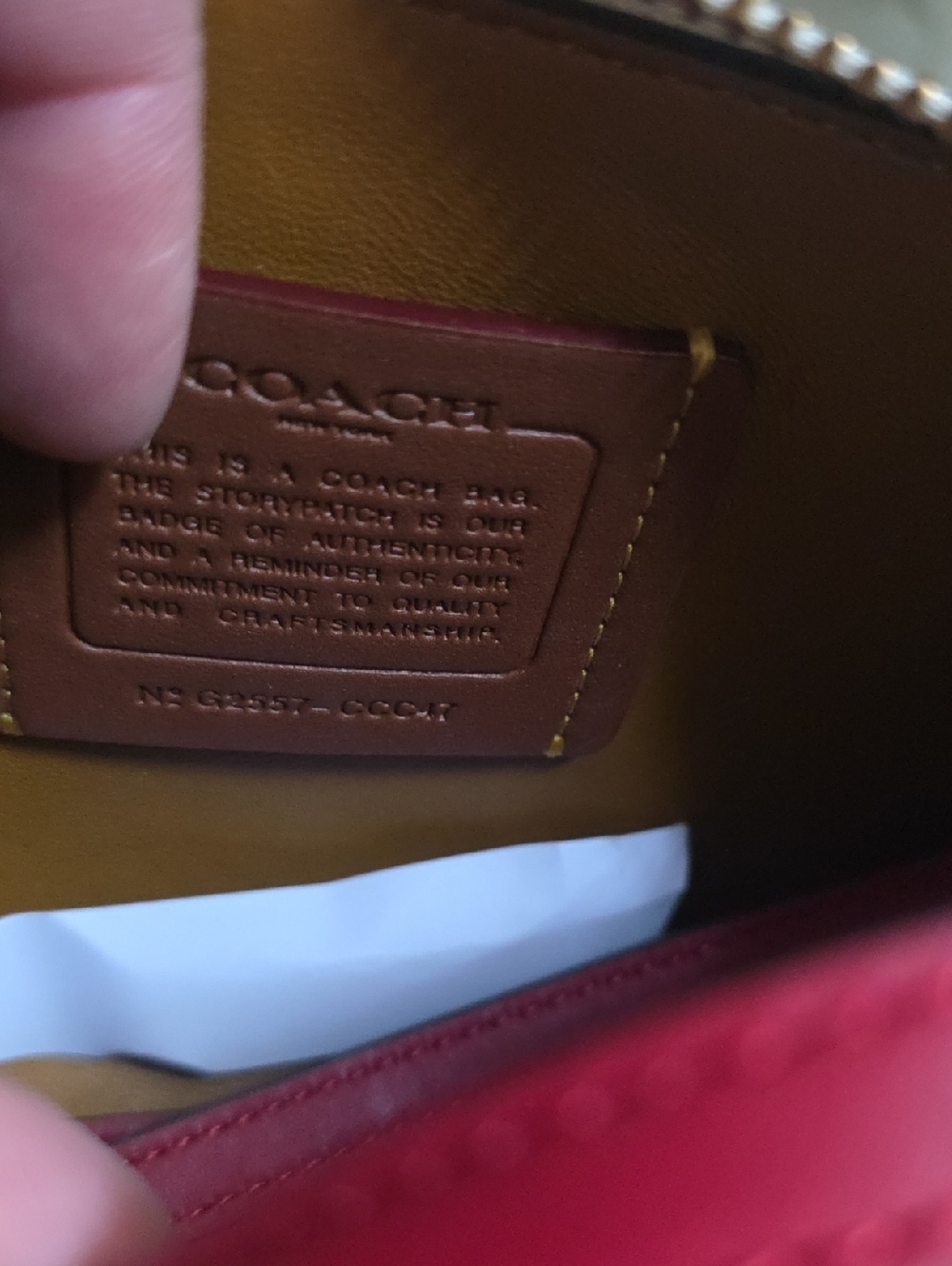 Coach Penn Shoulder Bag with Cherry Print - Picture 11 of 11